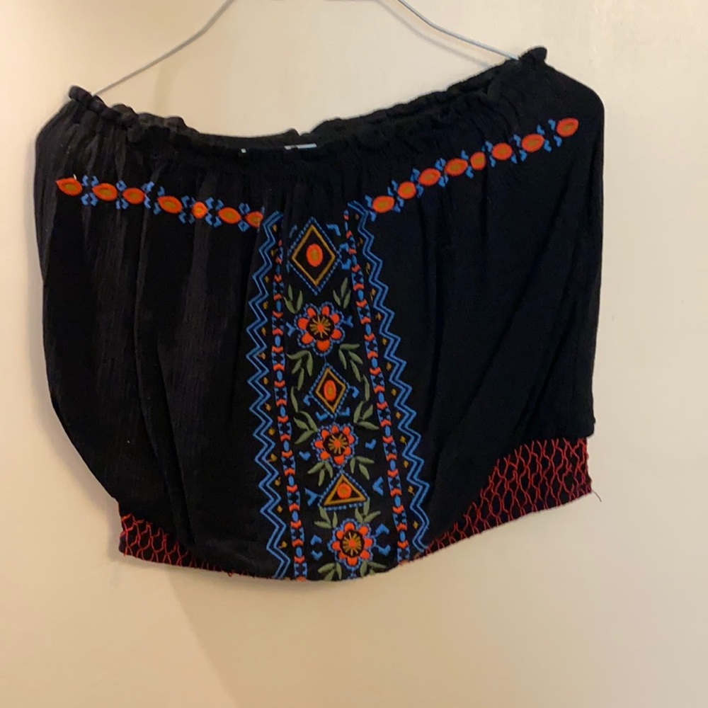 Cropped tube top